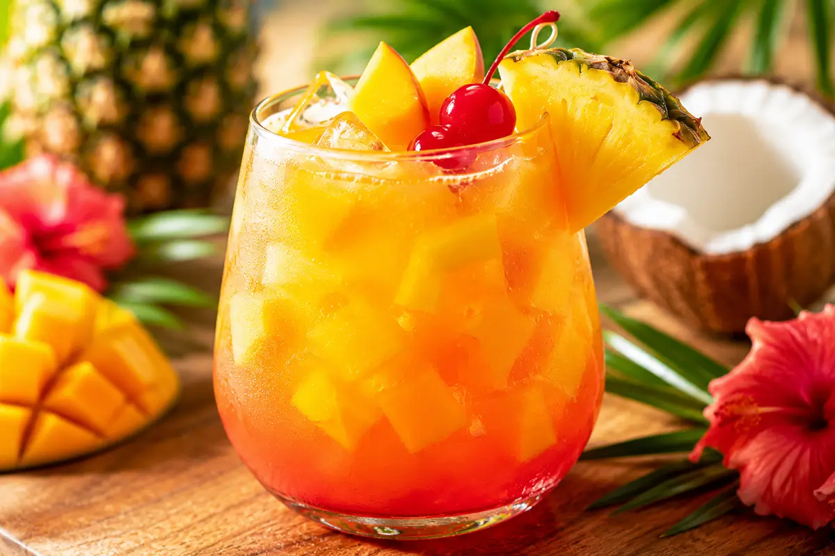 Tropical Pineapple Mango Rum Punch