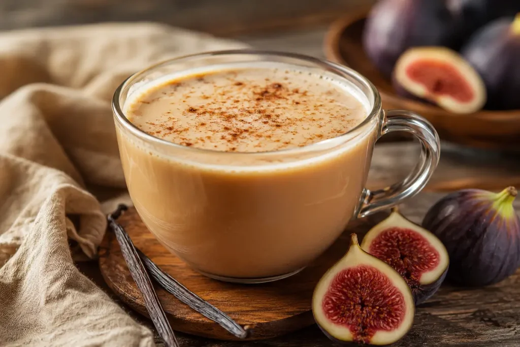 fig vanilla milk tea recipe